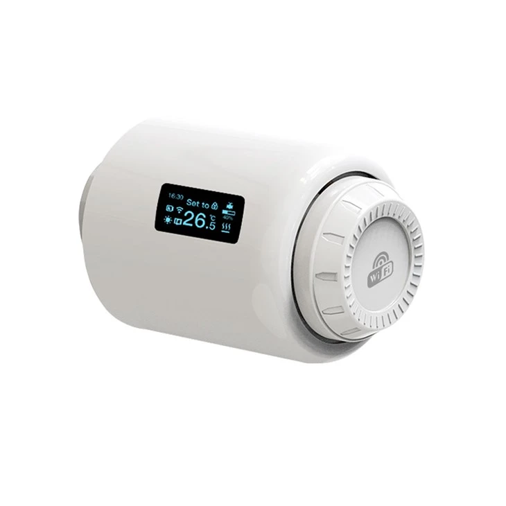 OLED Screen Display Wi-Fi Radiator Actuator TRV-604